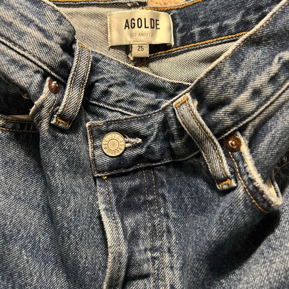 Agolde Criss Cross Straight in Range - Picture 2 of 8